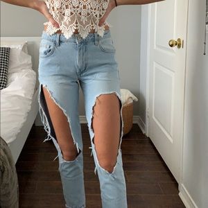 Ripped jeans from Forever 21